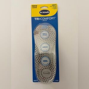 Dr. Scholl's Tri-Comfort Insoles.
Men’s shoe size 8-14